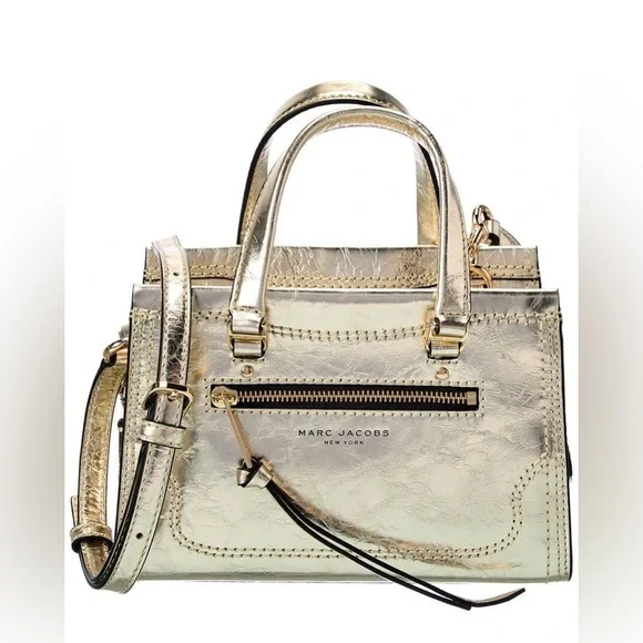 Marc Jacobs | Bags | Marc Jacobs Metallic Mini Crinkle
